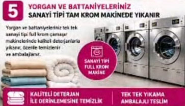 Yorgan Battaniye Yıkama Makinamız