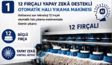 Halı yıkama Makinamız